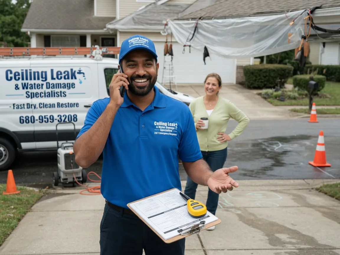 Ceiling Leak Cleanup Pinebluff, NC FAQs